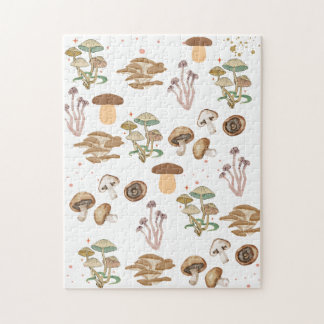 Assorted Mushrooms Jigsaw Puzzle