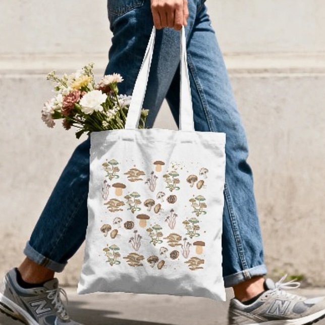 Assorted Mushrooms Tote Bag (Assorted Mushrooms Tote Bag)