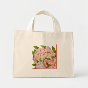 Assorted Peonies on a Tiny Tote
