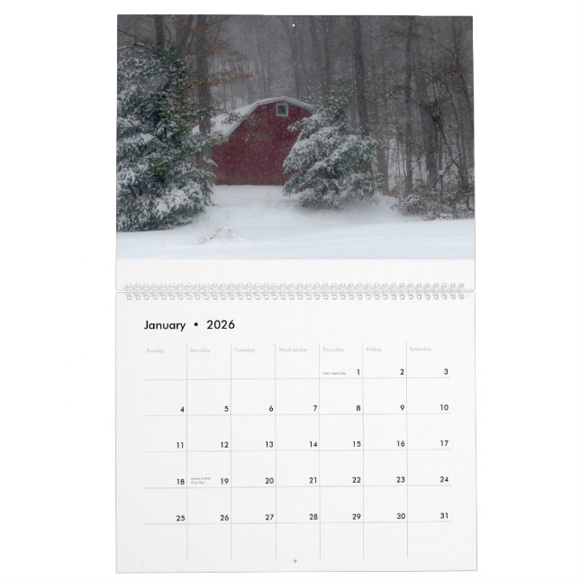 Assorted Photos Calendar (Jan 2026)