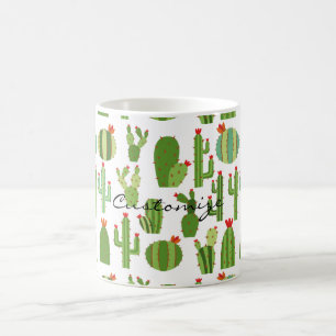 Assorted Red-flowered Cactus Plants Thunder_Cove Coffee Mug