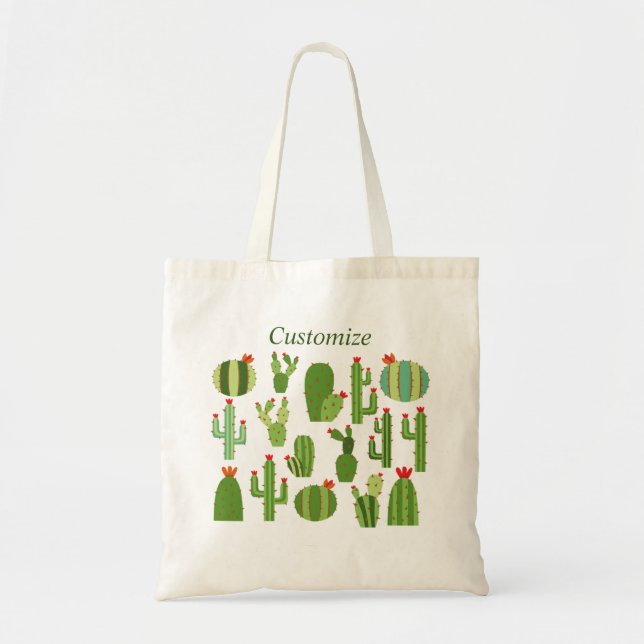 Assorted Red-flowered Cactus Plants Thunder_Cove  Tote Bag (Front)