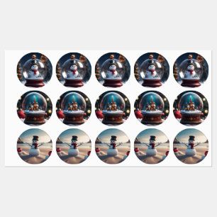 Assorted Snowman Stickers