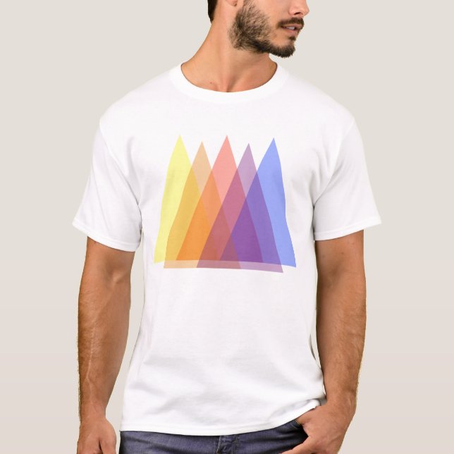 assorted triangles T-Shirt (Front)