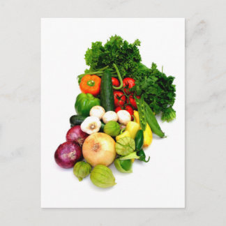 Assorted Vegetables Postcard