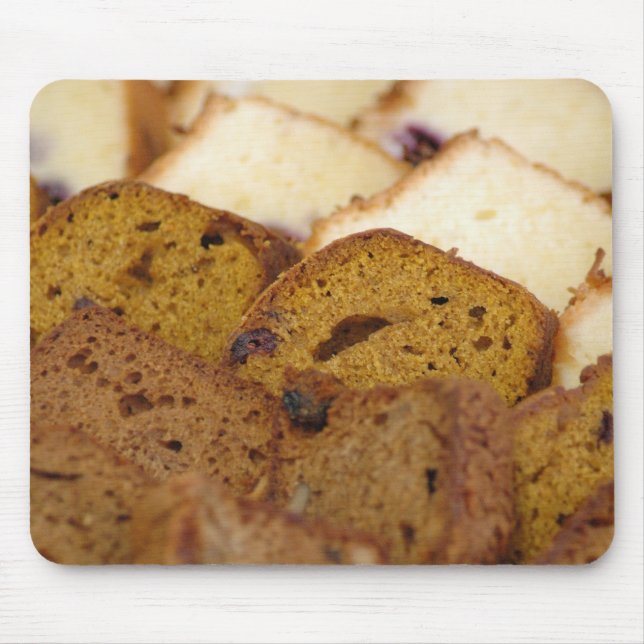 Assortment of Breakfast Breads and Cakes Mouse Pad (Front)