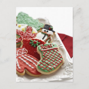 assortment of festive holiday cookies