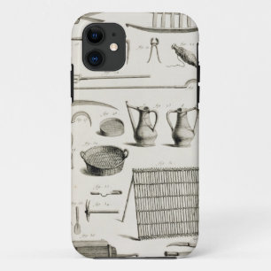 Assortment of gardening tools, from the 'Encyclope iPhone 11 Case