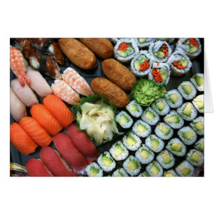 Assortment of Japanese sushi favourites