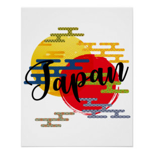 Assortment of Traditional Japanese Patterns Poster
