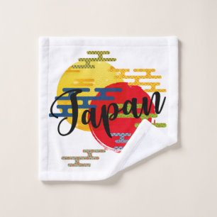 Assortment of Traditional Japanese Patterns Wash Cloth