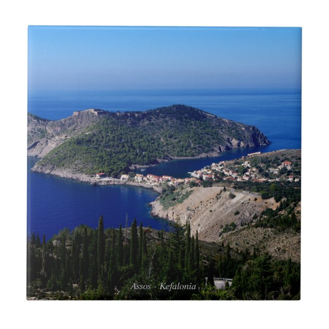 Assos - Kefalonia Ceramic Tile (Front)