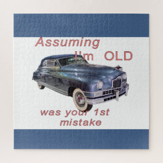Assuming I'm Old 1948 Packard Vintage Car   Jigsaw Puzzle