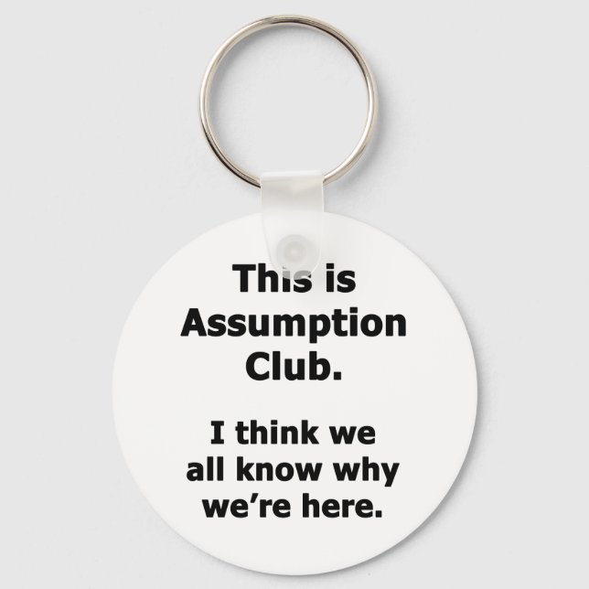 Assumption Club Key Ring (Front)