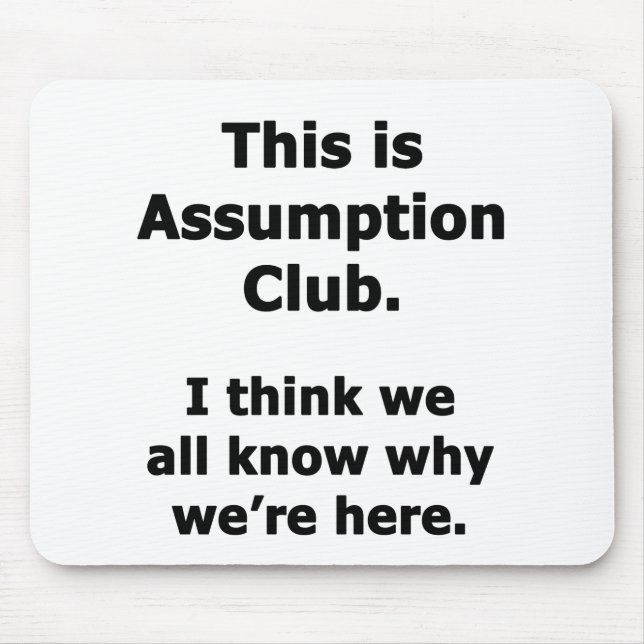 Assumption Club Mouse Pad (Front)