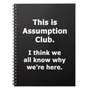 Assumption Club Notebook