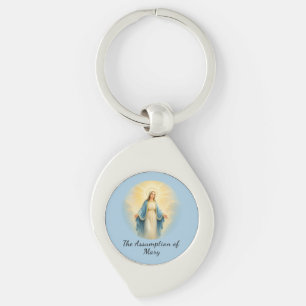 Assumption of Mary Catholic Saint  Key Ring