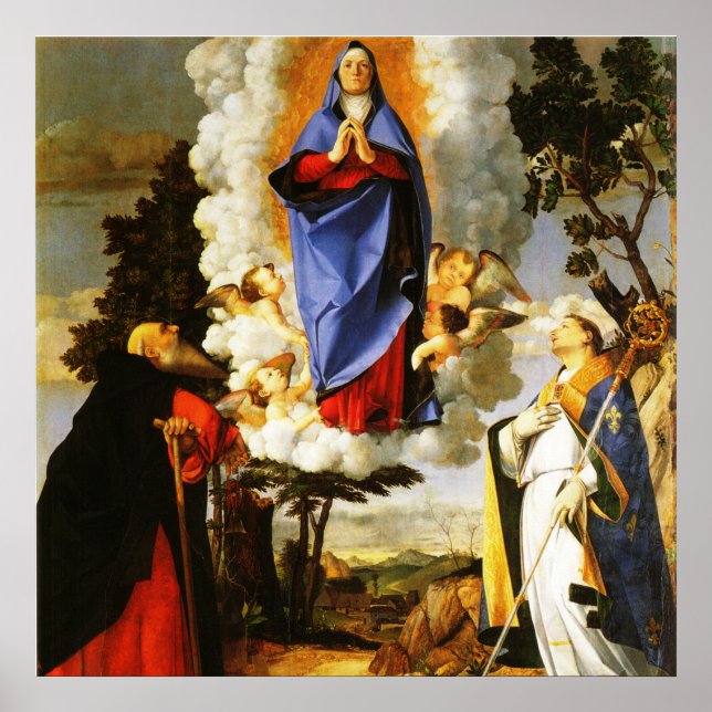 Assumption of St Anthony and St Louis Poster (Front)