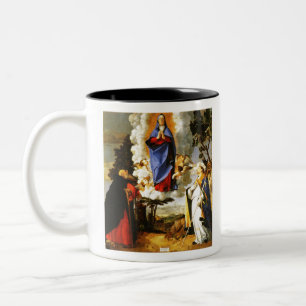 Assumption of St Anthony and St Louis Two-Tone Coffee Mug