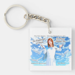 Assumption of St. Mary into Heaven Key Ring