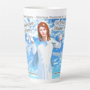 Assumption of St. Mary into Heaven Latte Mug