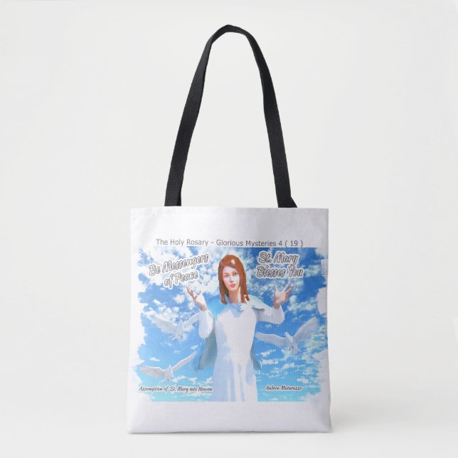 Assumption of St. Mary into Heaven Tote Bag (Front)