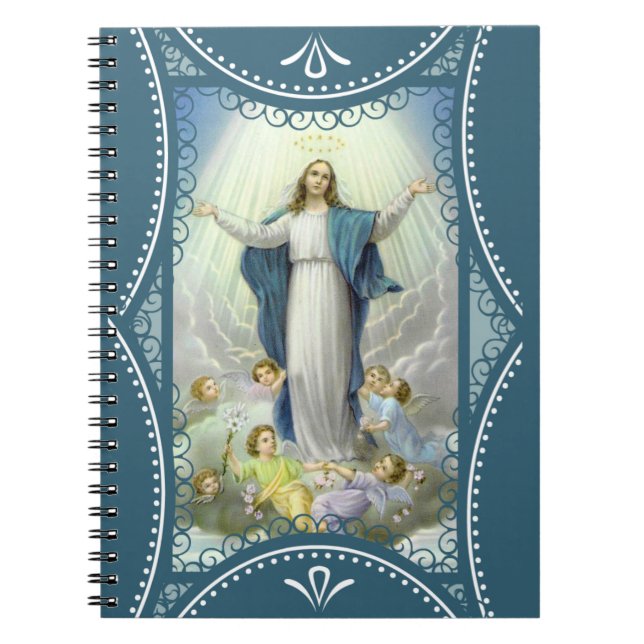 Assumption of the Blessed Virgin Mary Angels Notebook (Front)