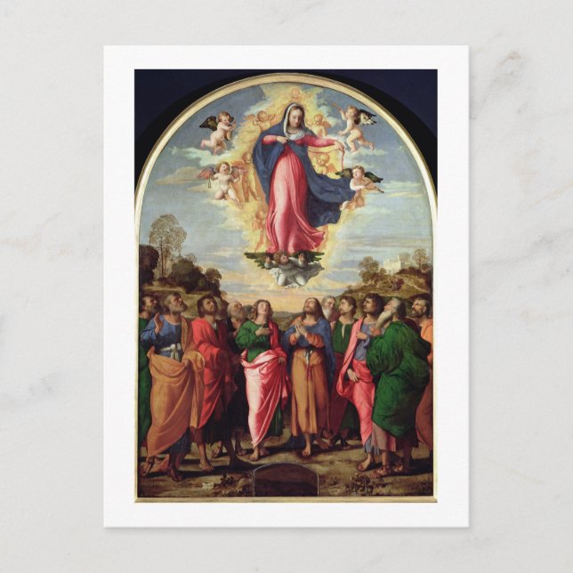 Assumption of the Virgin Postcard (Front)