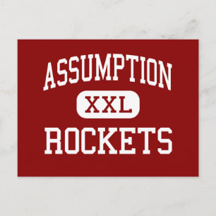 Assumption - Rockets - High - Louisville Kentucky Postcard