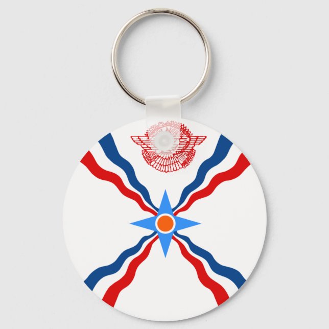 Assyria, Democratic Republic of the Congo Key Ring (Front)