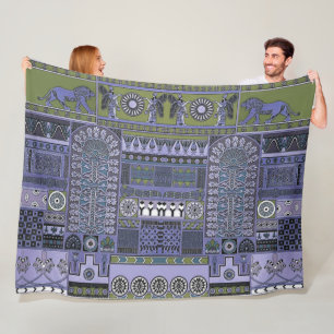 Assyria Fleece Blanket