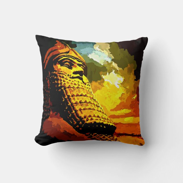 Assyrian Art Cushion (Front)