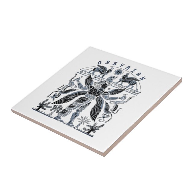 Assyrian Ceramic Tile (Side)