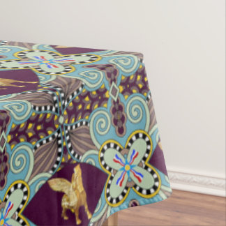 Assyrian Custom Cotton Tablecloth, 60"x104" Tablecloth