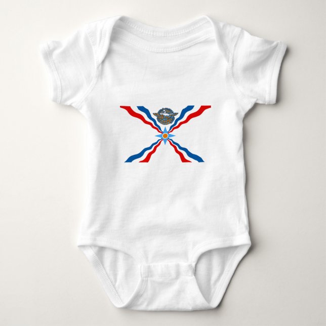 assyrian-Flag Baby Bodysuit (Front)
