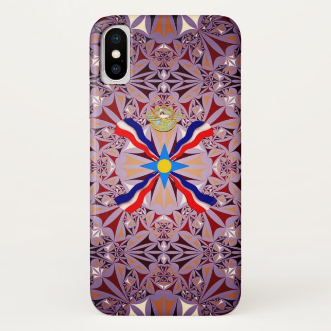 Assyrian flag Case-Mate iPhone case (Back)