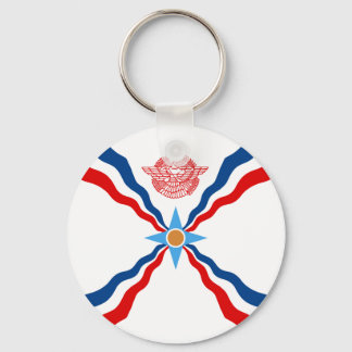 Assyrian flag Keychains & Lanyards