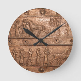 Assyrian Gate Round Clock