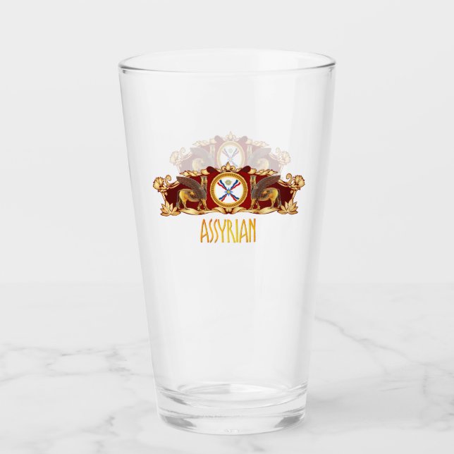 ASSYRIAN Glass Cup (Front)