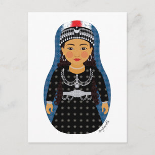 Assyrian Matryoshka Postcard