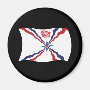 Assyrian Nation Flag Magnet
