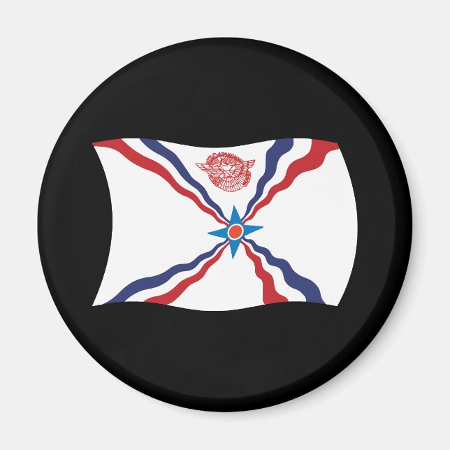 Assyrian Nation Flag Magnet (Front)