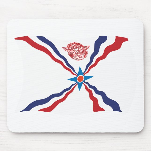 Assyrian Nation Flag Mousepad (Front)