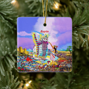 Assyrian New Year Ceramic Ornament