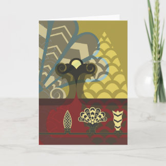 Assyrian Palace Design Card