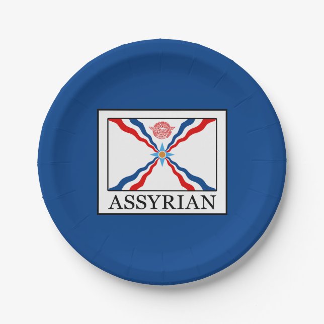 Assyrian Paper Plate (Front)