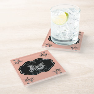 Assyrian warriors Glass Coaster