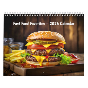 ast Food Favorites – 2026 Calendar