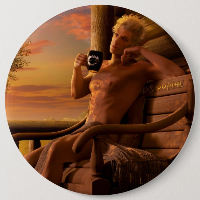 Astarion Baldur's Gate 3 Healing 6 Cm Round Badge (Front)