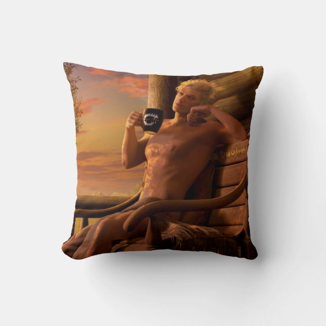 Astarion Baldur's Gate 3 Healing Throw Pillow (Front)